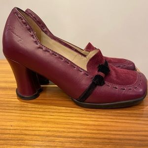 Fluevog Maroon Choice Hi: Vanny